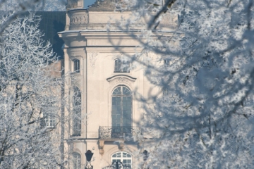 Pałac Ptockich w Radzyniu Podlaskim - zima