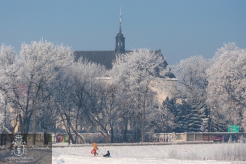 Pałac Ptockich w Radzyniu Podlaskim - zima