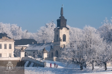 Pałac Ptockich w Radzyniu Podlaskim - zima