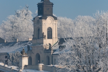 Pałac Ptockich w Radzyniu Podlaskim - zima