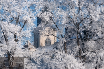 Pałac Ptockich w Radzyniu Podlaskim - zima